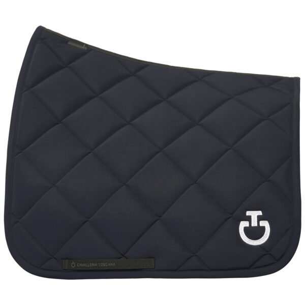 Cavalleria Toscana Daimond Quilted Jersey Dressage Saddle Pad Col:9999