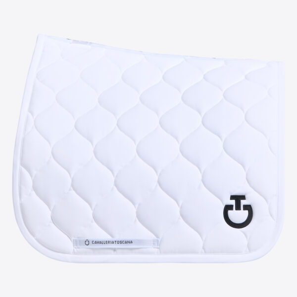 Cavalleria Toscana New Circular Quilted Jersey Saddle Pad Col:0001