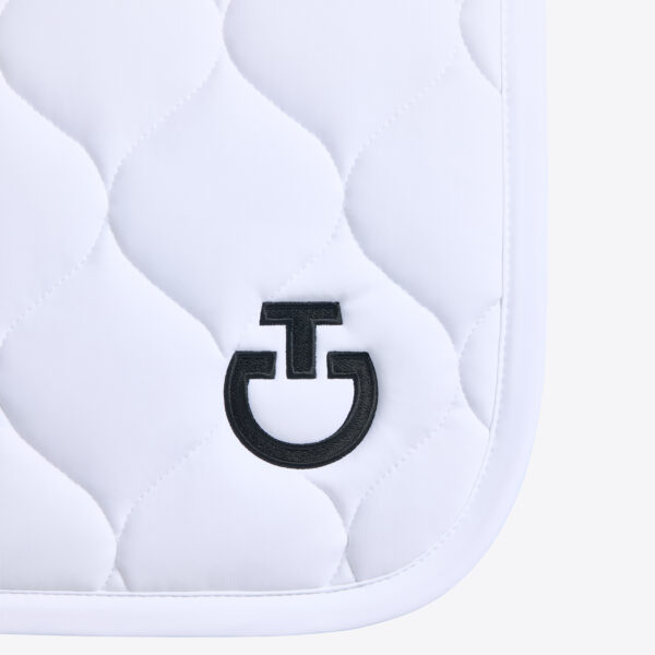 Cavalleria Toscana New Circular Quilted Jersey Saddle Pad Col:0001 - Afbeelding 2