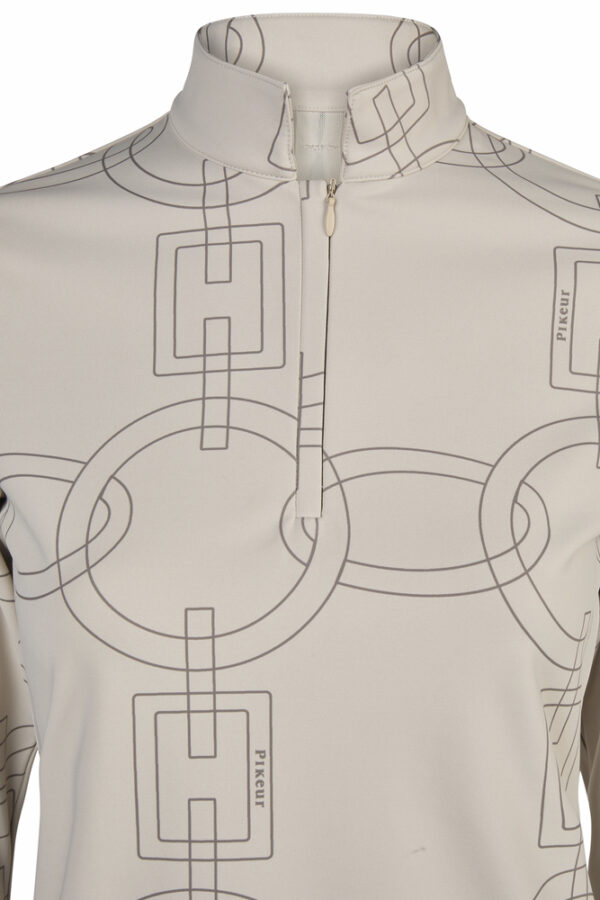 PIKEUR ZIP SHIRT 8284 Selection Pale Grey - Afbeelding 4
