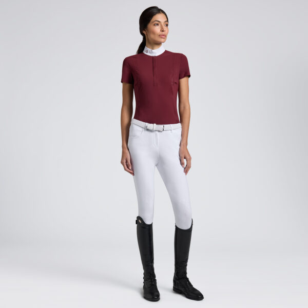 Cavalleria Toscana S/S Perforated Jersey Training/ Competition Shirt Col:3700 - Afbeelding 2