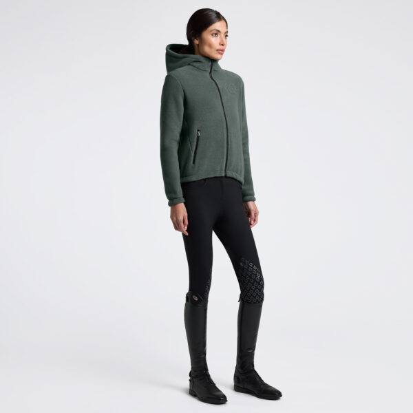 Cavalleria Toscana Fleece Zip Hoodie Col:5S00