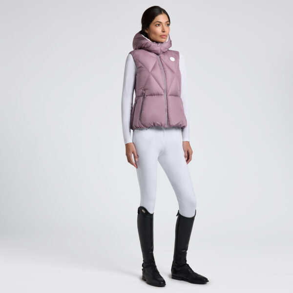 Cavalleria Toscana Hooded Down Padded Nylon Vest Col:2K00 - Afbeelding 3
