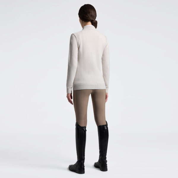 Cavalleria Toscana Pure Wool Half Zip Turleneck Sweater - Afbeelding 3