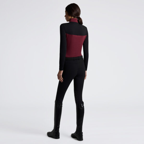 Cavalleria Toscana L/S Tech Wol Half Zip Training Polo Col:3799 - Afbeelding 3