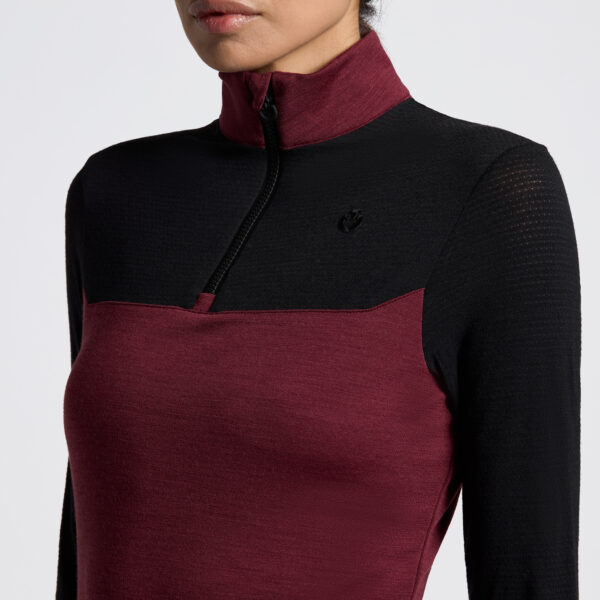 Cavalleria Toscana L/S Tech Wol Half Zip Training Polo Col:3799