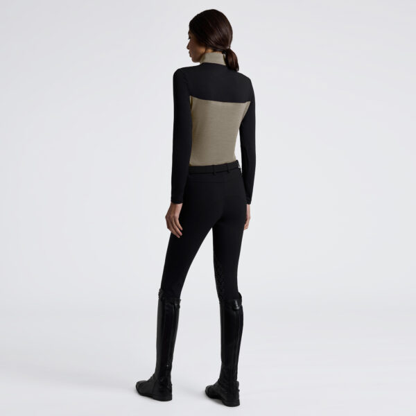 Cavalleria Toscana L/S Tech Wol Half Zip Training Polo Col:5E99 - Afbeelding 3