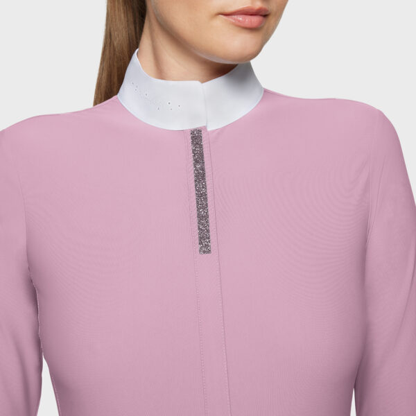 Samshield Competition Long Sleeves Shirt Jella Premium( Navy & Feather) - Afbeelding 2