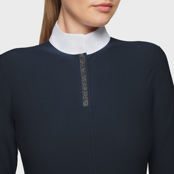 Samshield Competition Long Sleeves Shirt Jella Premium( Navy & Feather) - Afbeelding 6