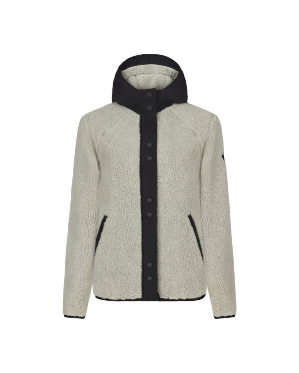 TROLLE Hooded Sherpa Jacket Female( 3 kleuren) - Afbeelding 3