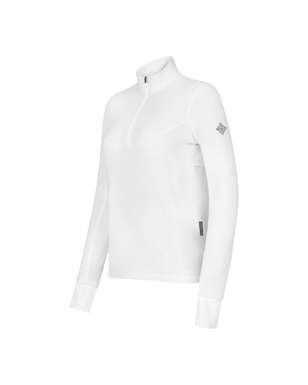 TROLLE Tech Fleece With Half Zip Female White