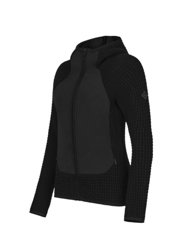 TROLLE Technical Knit Jacket Black