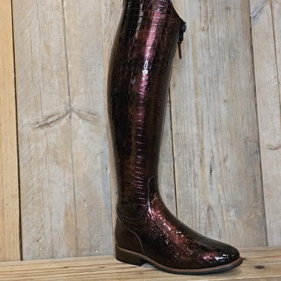 De Niro Boot Bellini Cocco Patent Bordeaux