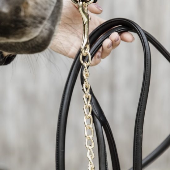 Kentucky-horsewear-chain-lead-round-vegan-black-detail