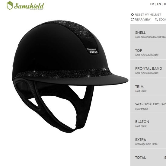 Samshield miss shield matt ultra fine rock black