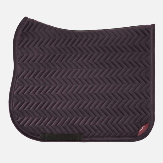 WIMAT DRESS 24S_85C Prugna copia Dressage velvet saddlepad Animo