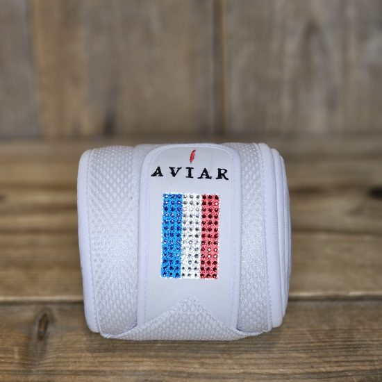 aviar-white-bandage-mesh-nederlandse-vlag-swarovski