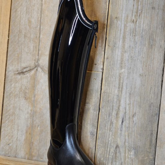 bellini patent black swarovski de niro boot