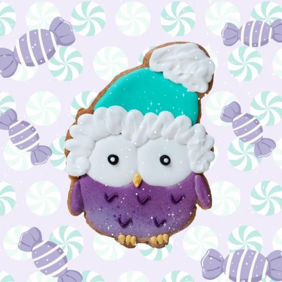 candy horse christmas snow owl