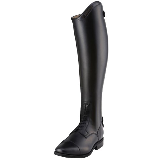 de niro boot italo black smoot leather