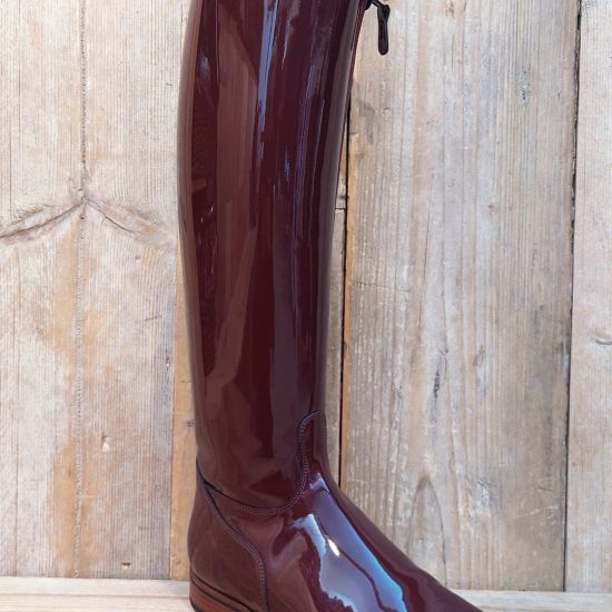 de-niro-boots-dressagio-patent-bordeaux