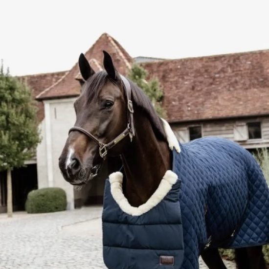 kentucky horsewear horsebib winter navy blue