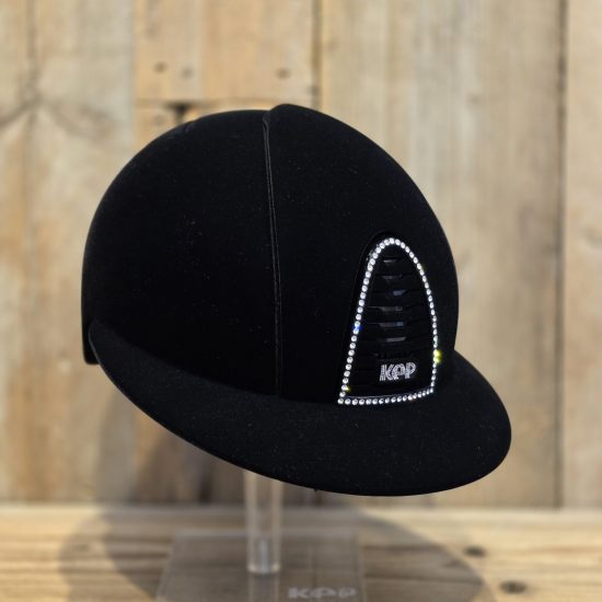 kep italia cromo 2.0 full velvet black polo crystal clear swarovski frame