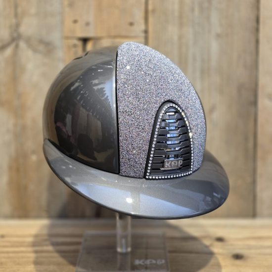 kep italia cromo 2.0 polo grey polish metal vanity silver front panel