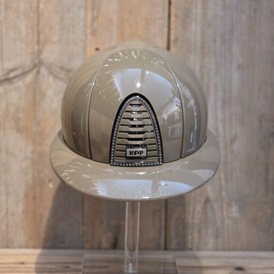 kep italiä cromo 2.0 polo visor full taupe swarovski
