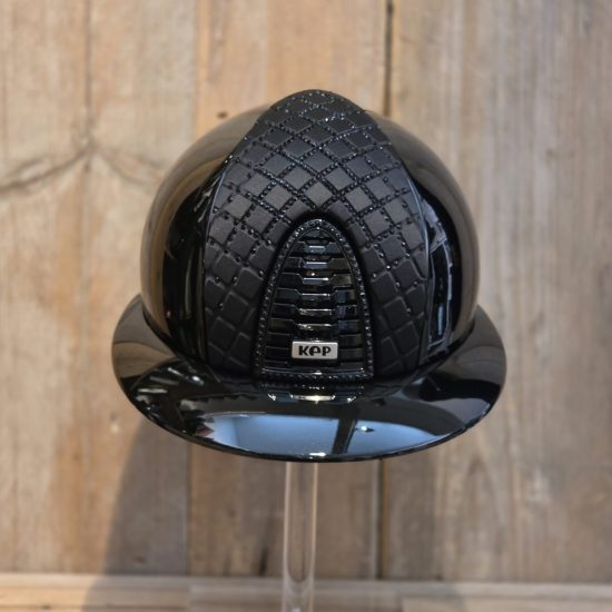 kep italiä cromo 2.0 polo visor polish black limited edition Milano swarovski Jet Black