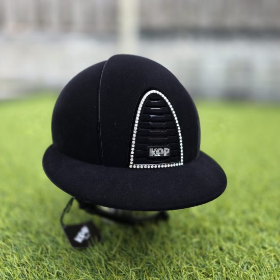 kepitalia full velvet polo black crystal frame cristalli logo