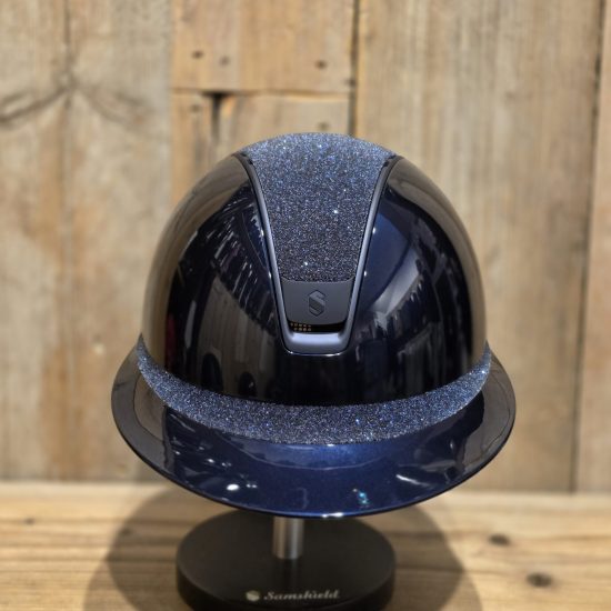 samshield miss shield glossy blue full crystal fabric