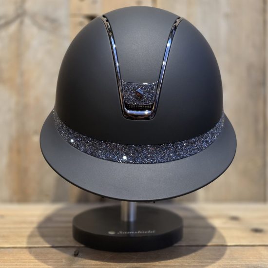 samshield miss shield matt black NEW night shade blazon en frontal band