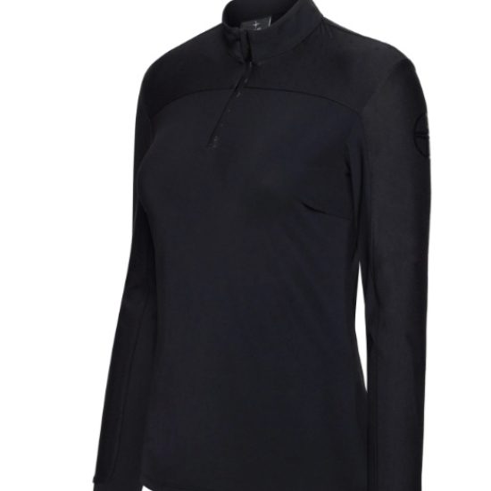 trolle T cut long sleeve black trainingshirt